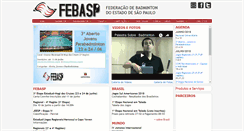 Desktop Screenshot of febasp.org.br